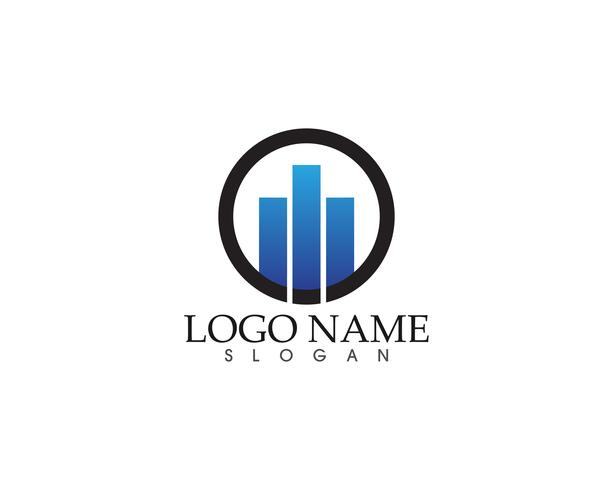 logo finance et symboles vector illustration concept