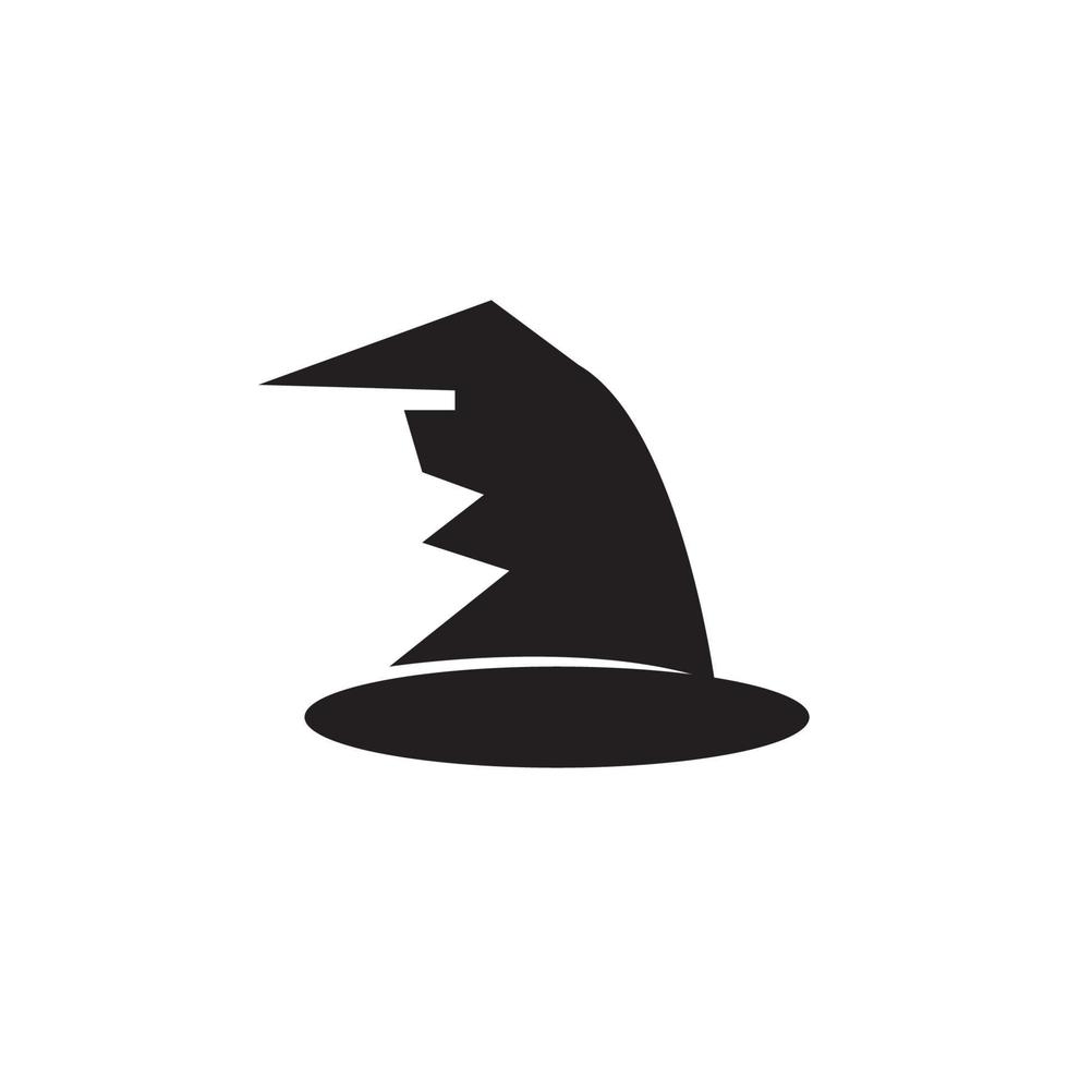 modèle vectoriel de logo de personnage de chapeau d'assistant