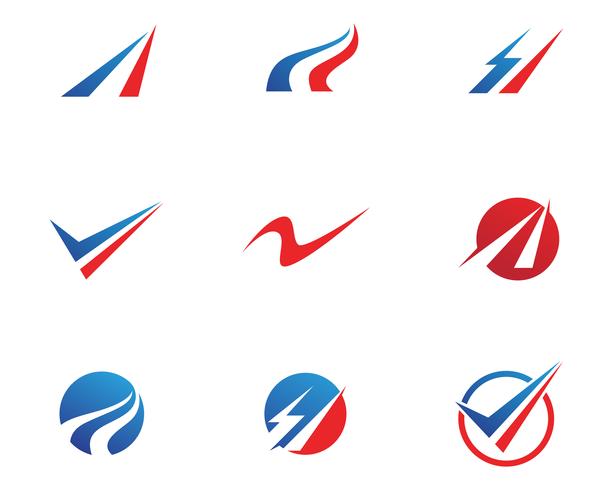 logo finance et symboles vector illustration concept ..