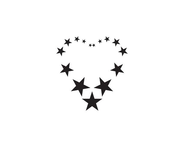 Icône du logo Star modèle vector illustration