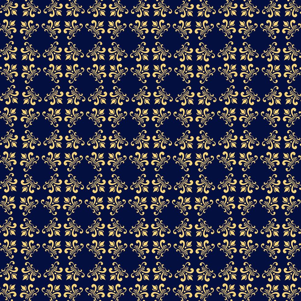 motif géométrique de mandala floral de luxe. vecteur de fond noir vectorielle continue dans l'illustration