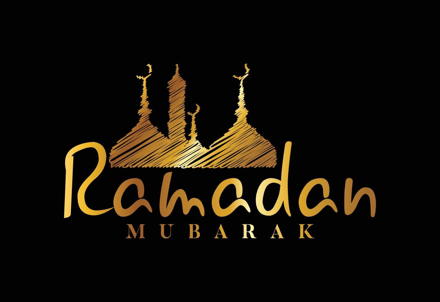joyeux ramadan kareem conception islamique, ramadan mubarak vecteur