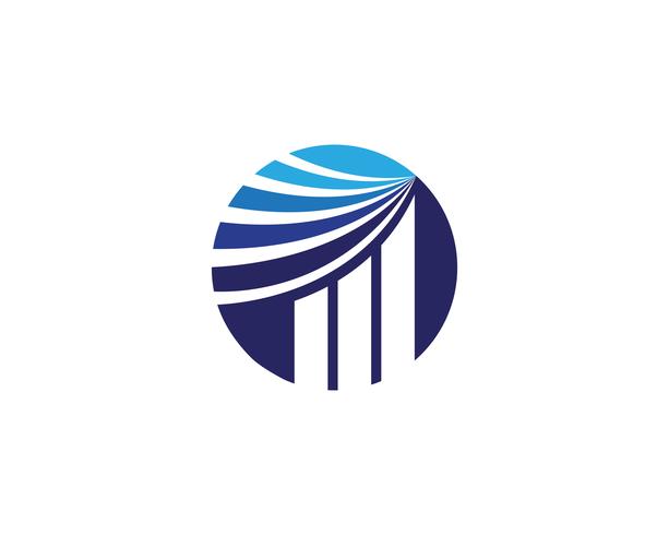 finance logo et symboles vector concept