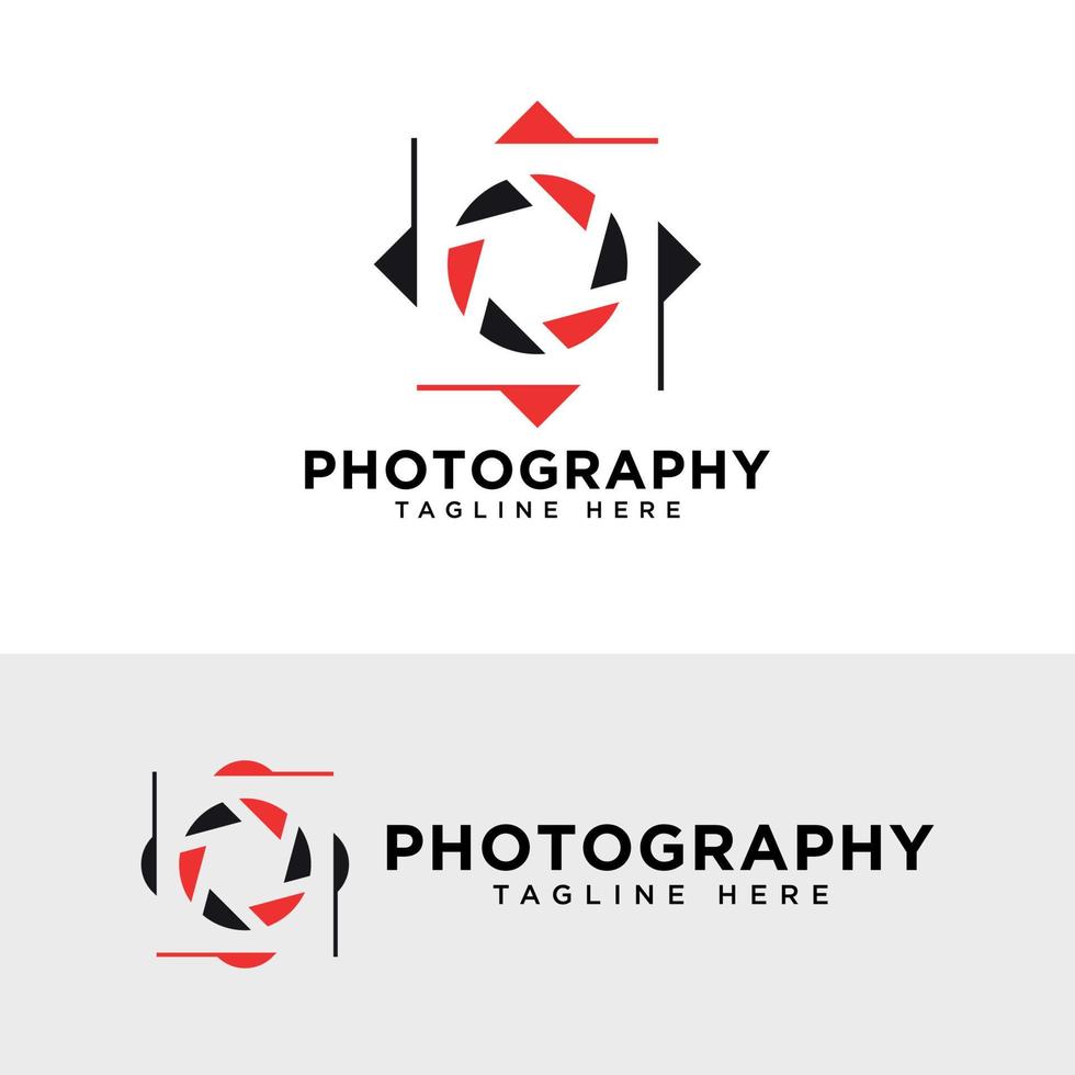 modèle de vecteur de conception de logo de photographie