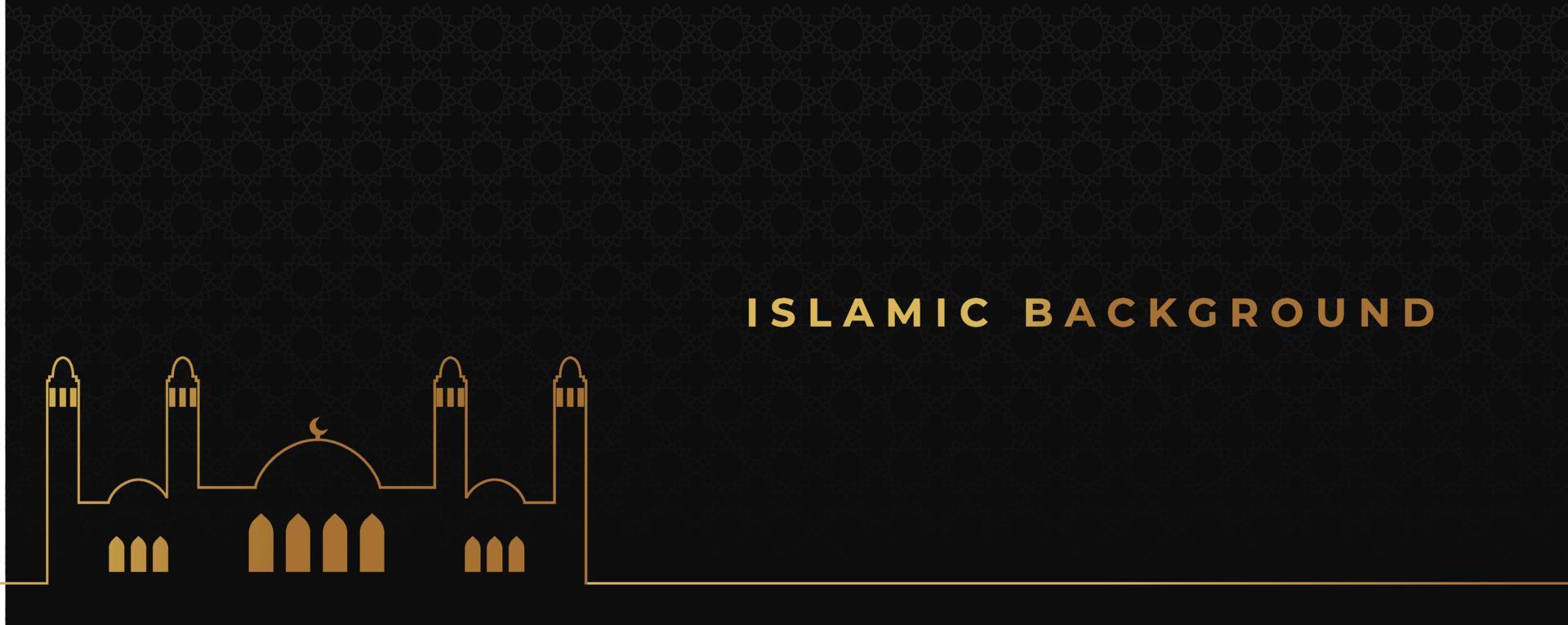 luxe d'origine islamique. bon à utiliser pour le thème ramadan kareem et ied mubarak. vecteur