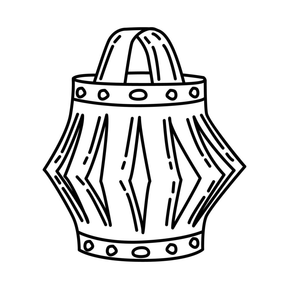 artisanat pour anneau icône. doodle style d'icône dessiné à la main ou contour. vecteur