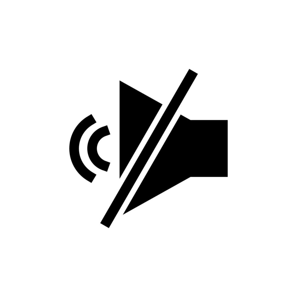 icône de vecteur plat de volume de haut-parleur. pour la conception graphique, logo, site web, médias sociaux, application mobile, eps 10