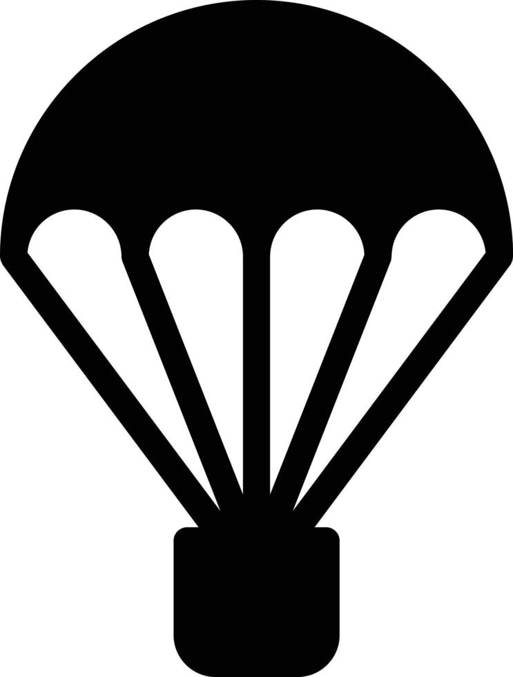 illustration vectorielle de parachute sur un arrière-plan. symboles de qualité supérieure. icônes vectorielles pour le concept ou la conception graphique vecteur