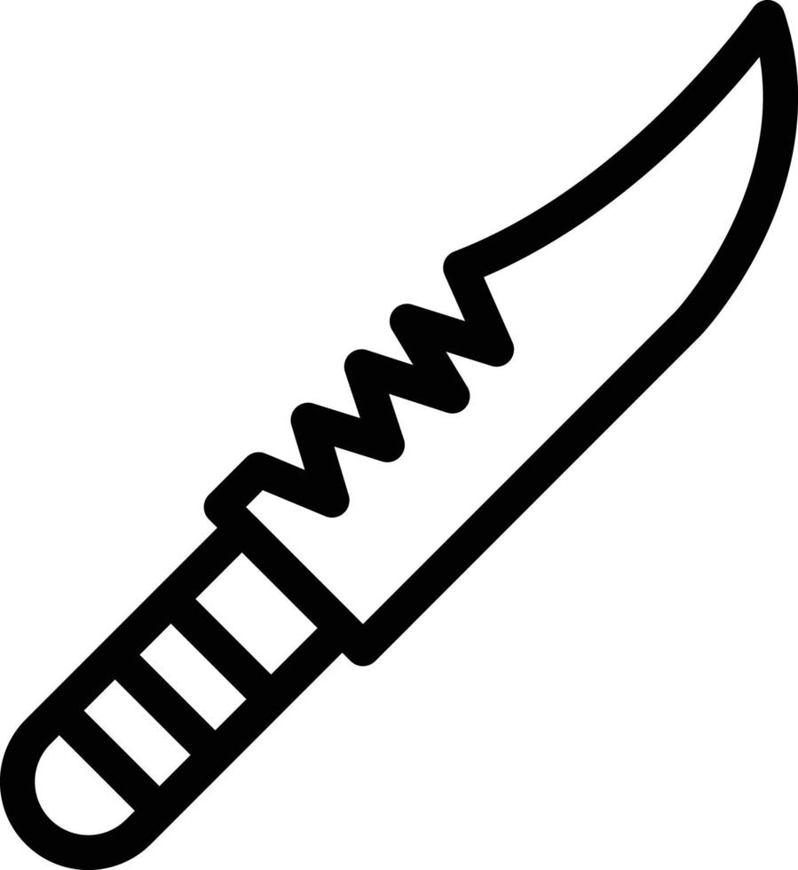 illustration vectorielle de couteau sur un arrière-plan. symboles de qualité supérieure. icônes vectorielles pour le concept ou la conception graphique vecteur