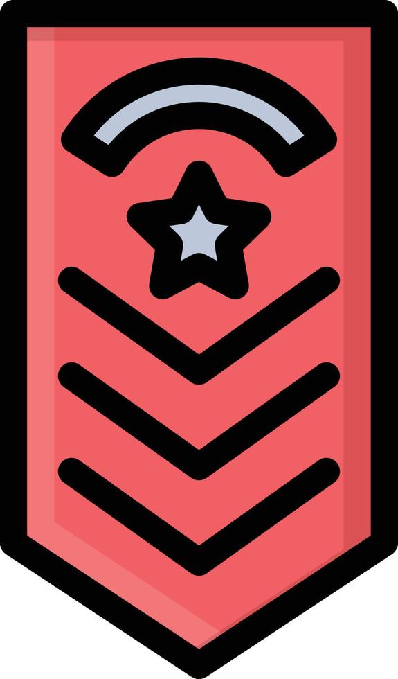 illustration vectorielle militaire sur un fond. symboles de qualité supérieure. icônes vectorielles pour le concept ou la conception graphique vecteur