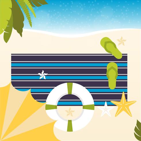 Illustration de vecteur Summertime Elements