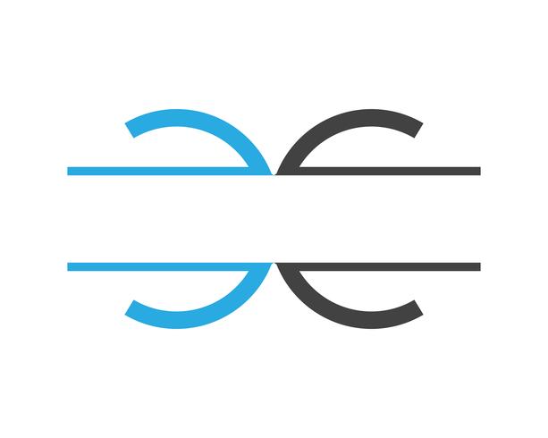 Création d&#39;icône C lettre Logo template vector