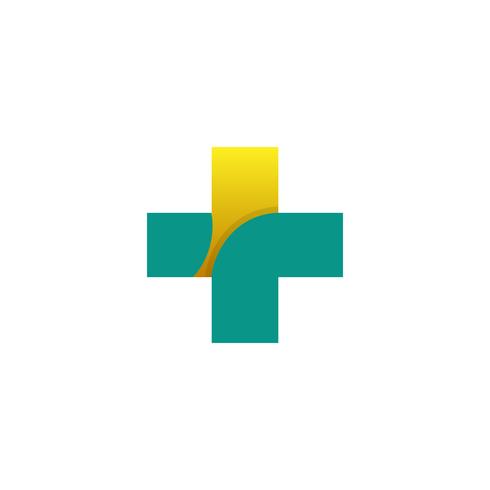 Modèle de vecteur de logo Croix médicale et santé pharmacie