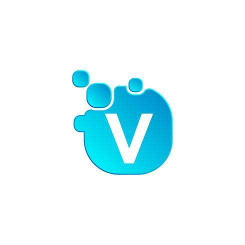 Modèle de logo lettre bulle ou illustration vectorielle icône vecteur