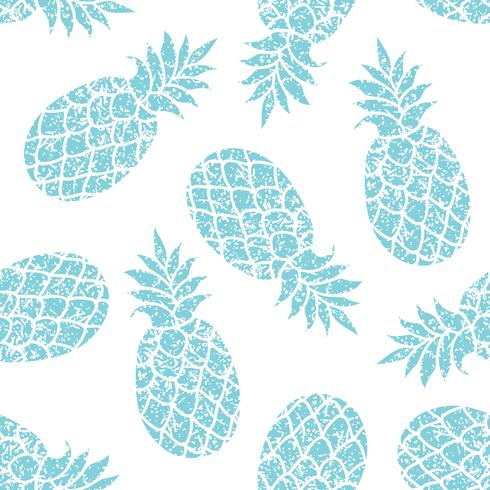 Fond de vecteur d&#39;ananas. Imprimé textile tropical coloré de l&#39;été.