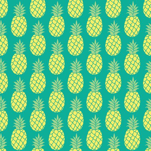 Fond de vecteur d&#39;ananas. Modèle sans couture d&#39;ananas. Motif textile ananas. Ananas répétant le fond, impression textile colorée d&#39;ananas d&#39;été. Fond d&#39;ananas pour le scrapbooking.