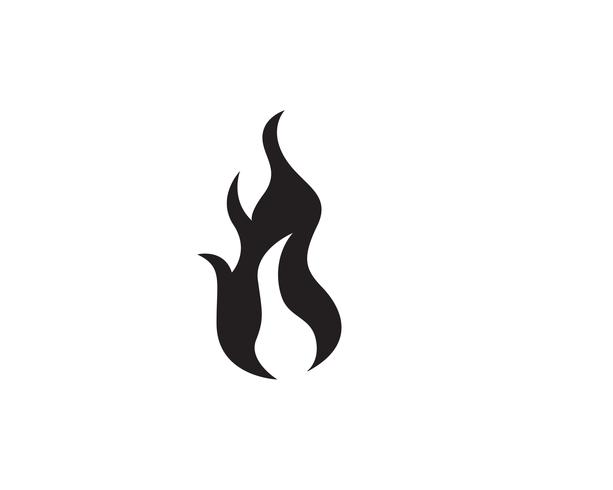 Conception illustration vectorielle feu flamme vecteur
