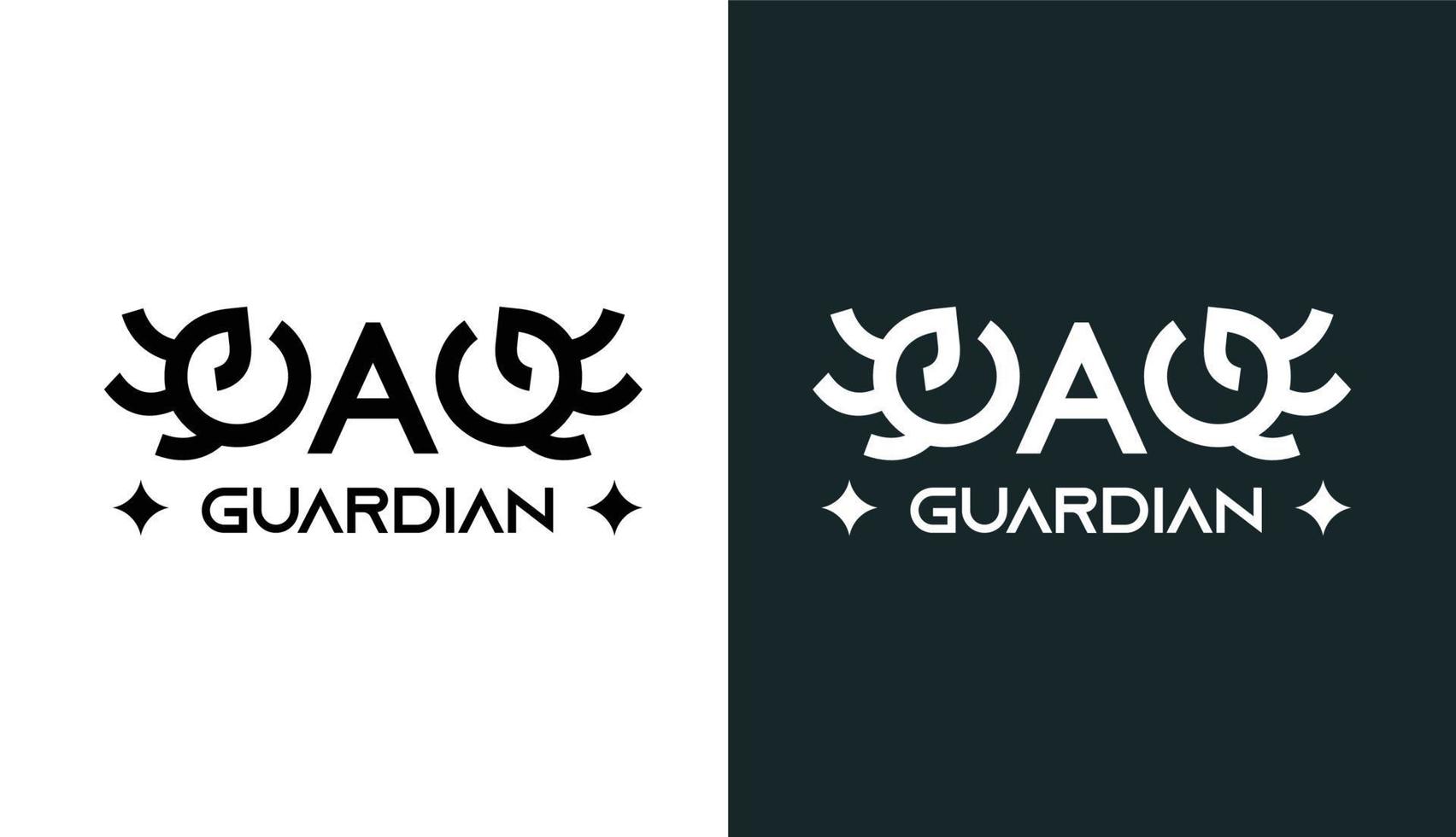 gag simple logo d'art en ligne pour la marque et l'entreprise vecteur