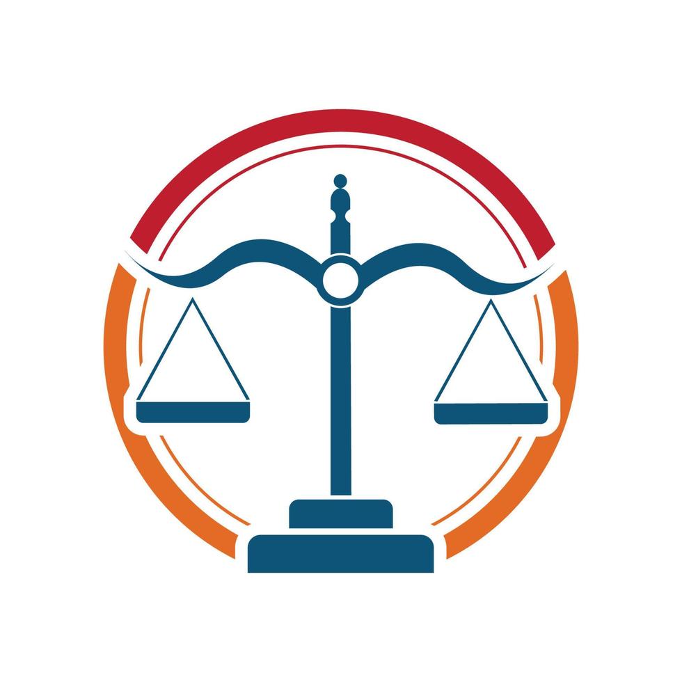 vecteur de logo de justice