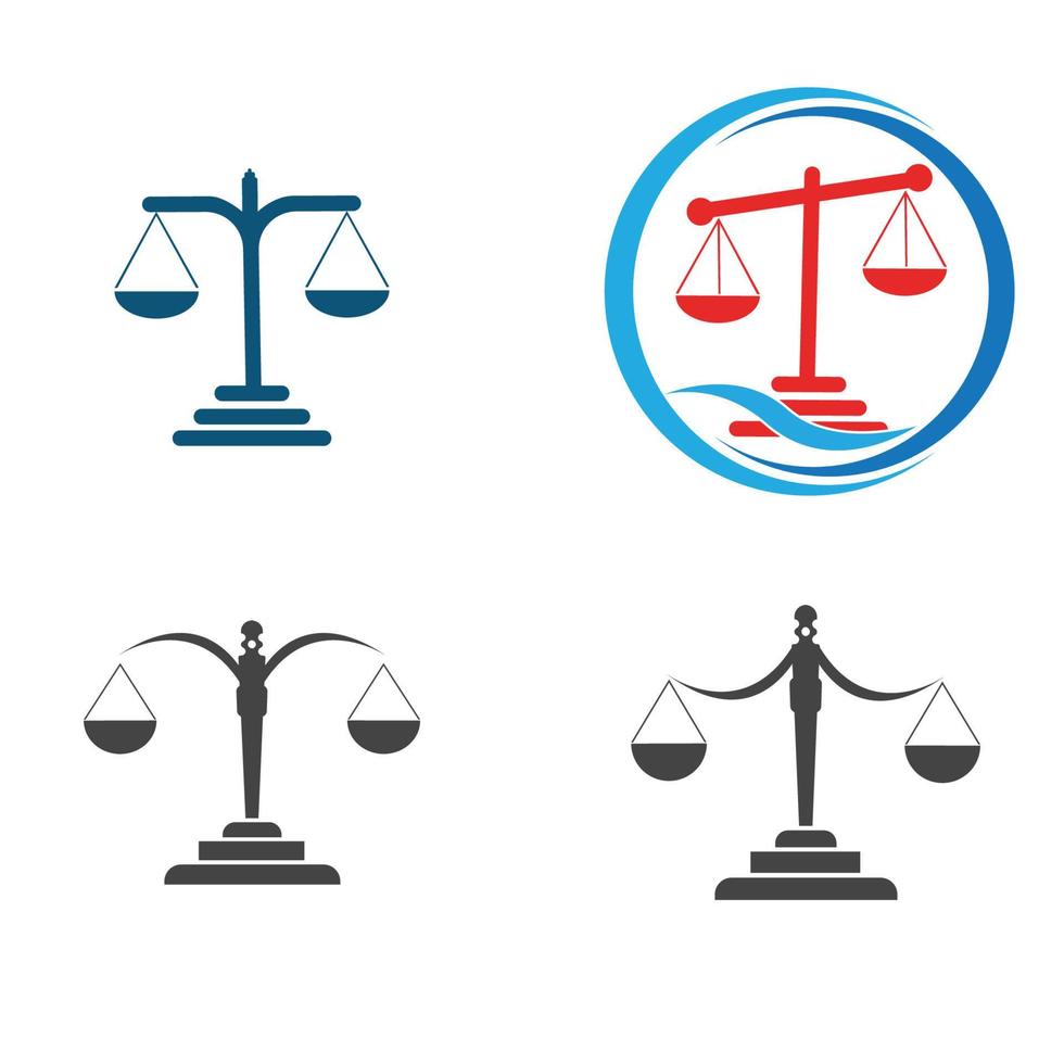 vecteur de logo de justice