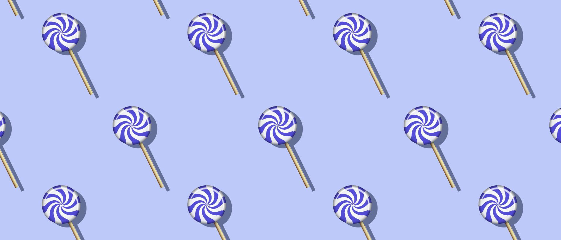 fond isolé de bonbons de sucette violette. illustration vectorielle vecteur