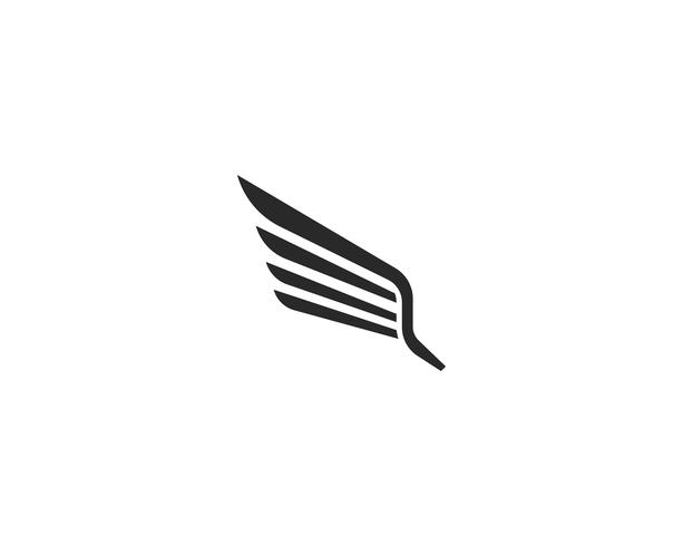 Création d&#39;icône de vecteur Falcon Wing Logo Template