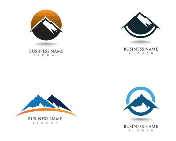 Mountain Logo et symboles Business Template vecteur