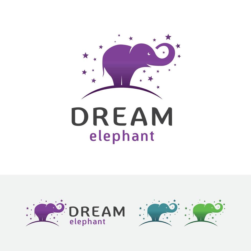 création de logo vectoriel éléphant