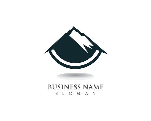 Mountain Logo et symboles Business Template vecteur