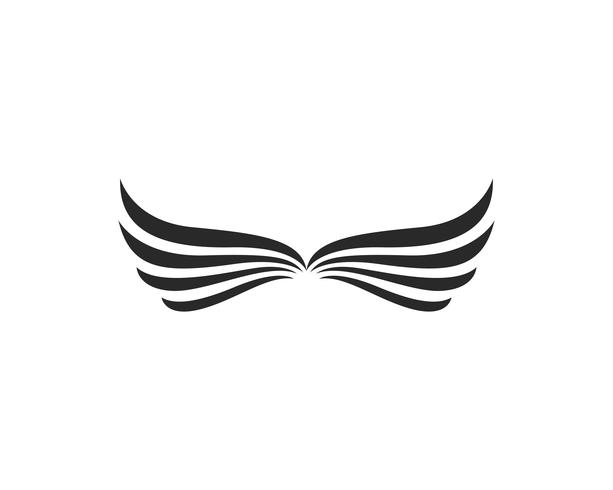 Création d&#39;icône de vecteur Falcon Wing Logo Template