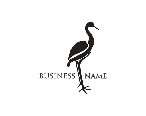 Swan logo Template vecteur