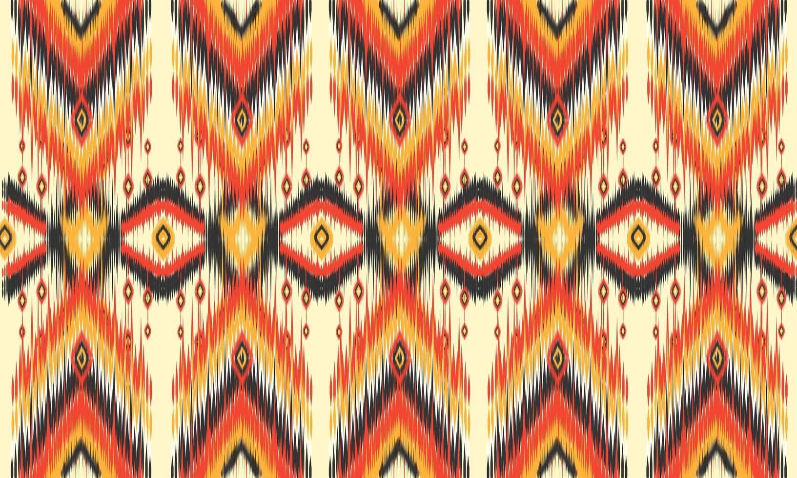 motif ikat ethnique géométrique design traditionnel oriental pour le fond. vecteur
