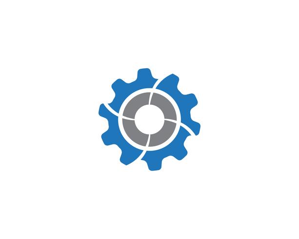 Gear Logo Template vector icon design illustration