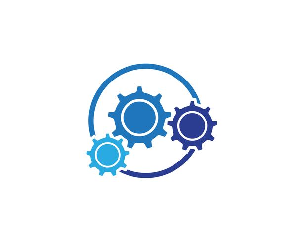 Gear Logo Template vector icon design illustration