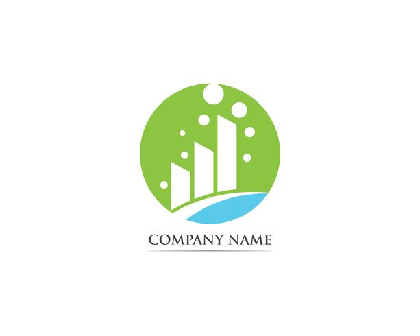 Illustration de modèle finance logo vector