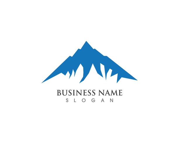 Mountain Logo et symboles Business Template vecteur