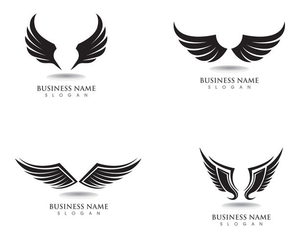 Aigle aile falcon logo et symboles template vecteur