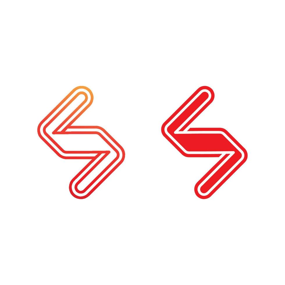 lettre s et jeu de polices logo design entreprise logo lettre s vecteur