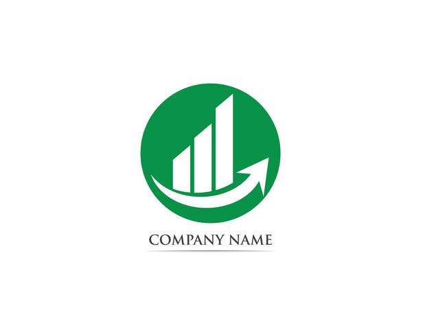 Illustration de modèle finance logo vector