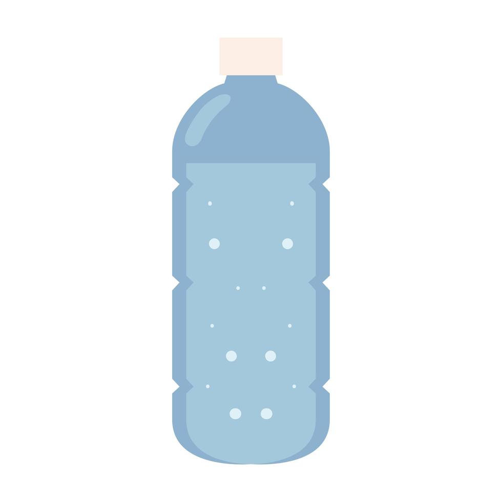 bouteille d'eau en plastique vecteur
