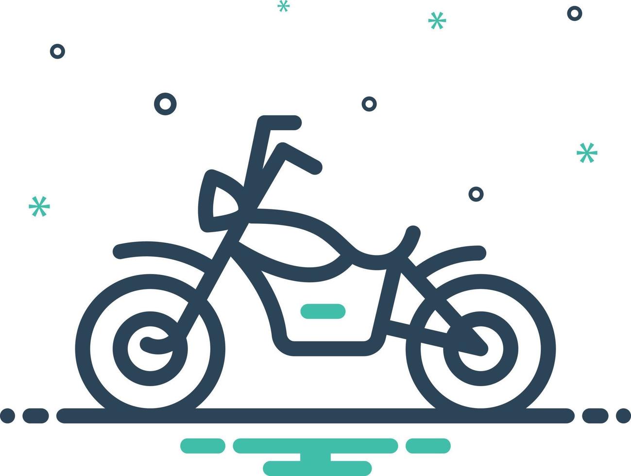 icône de mélange pour moto vecteur
