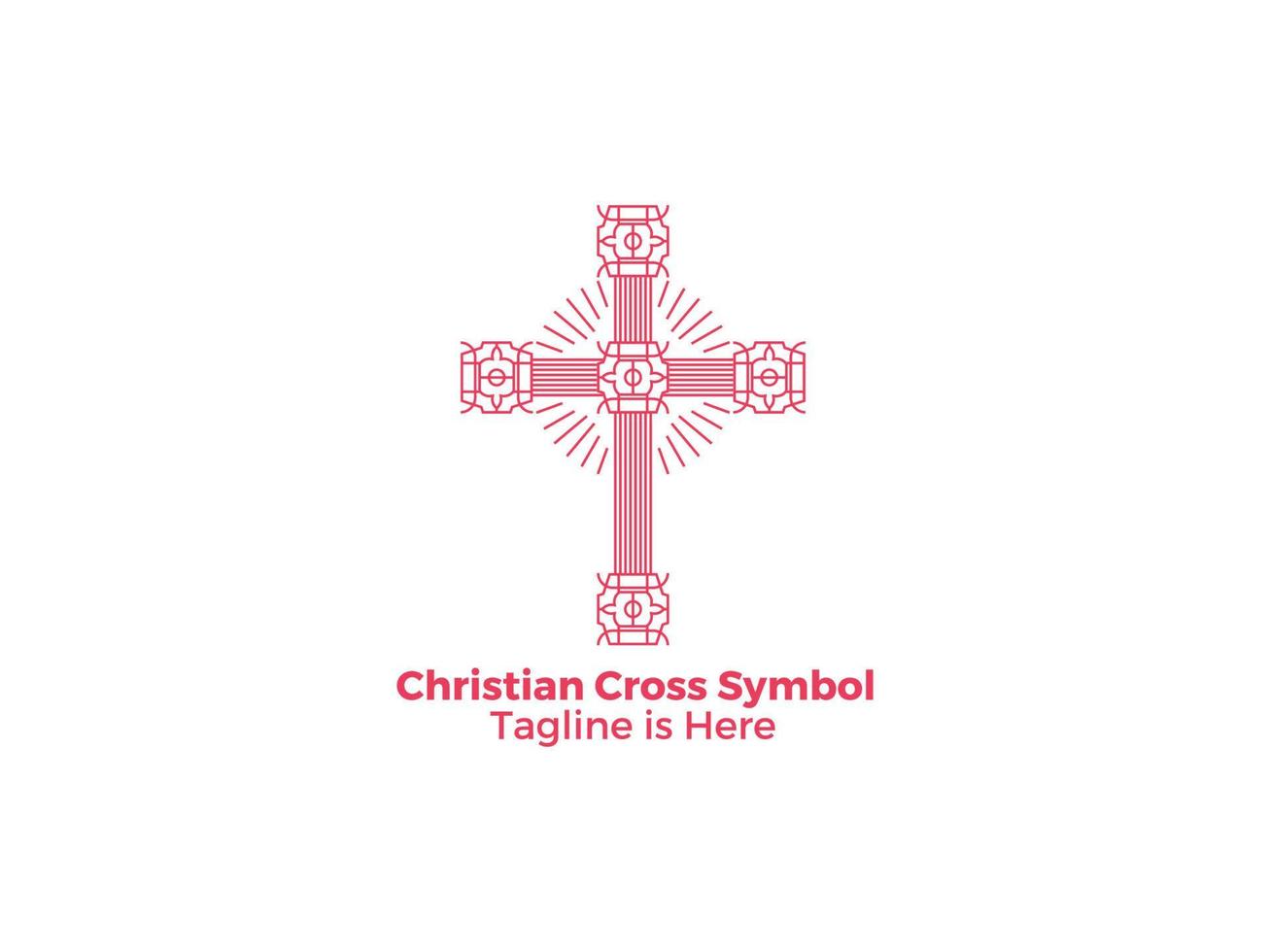 croix religion catholicisme symboles chrétiens église jésus vecteur gratuit