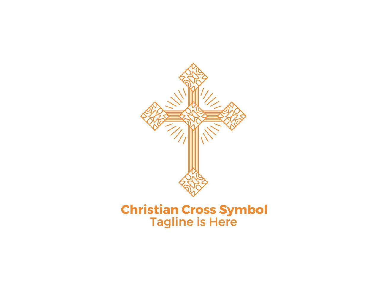 religion ornementale catholicisme chrétien croix icône isolé sur fond blanc vecteur gratuit