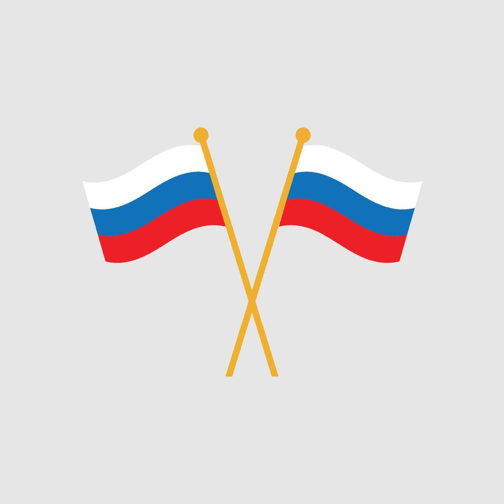 conception de modèle de drapeau de la russie vecteur