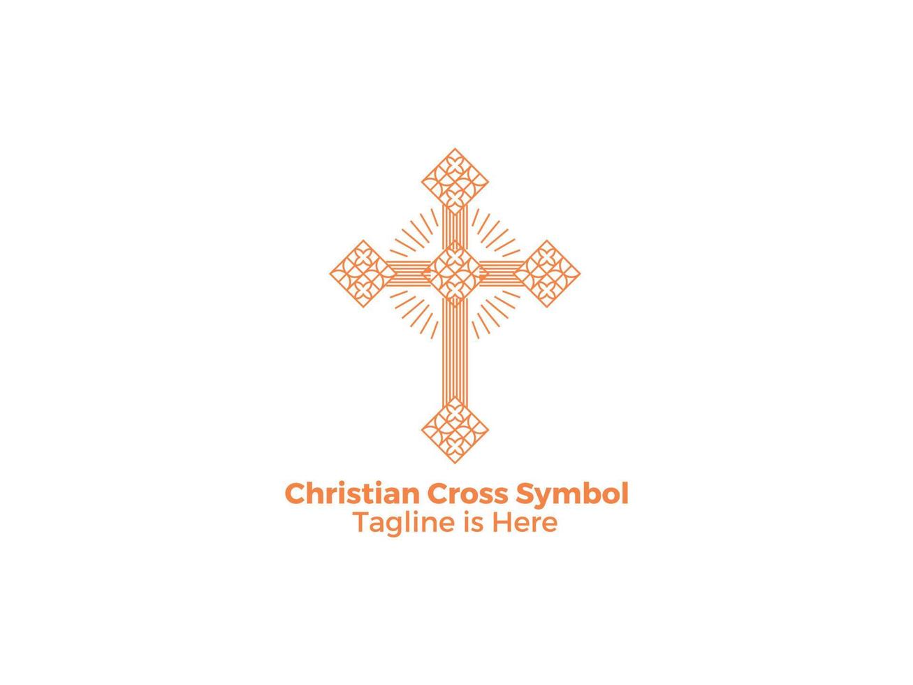 chrétiens croix religion vecteur symboles jésus catholicisme vecteur gratuit