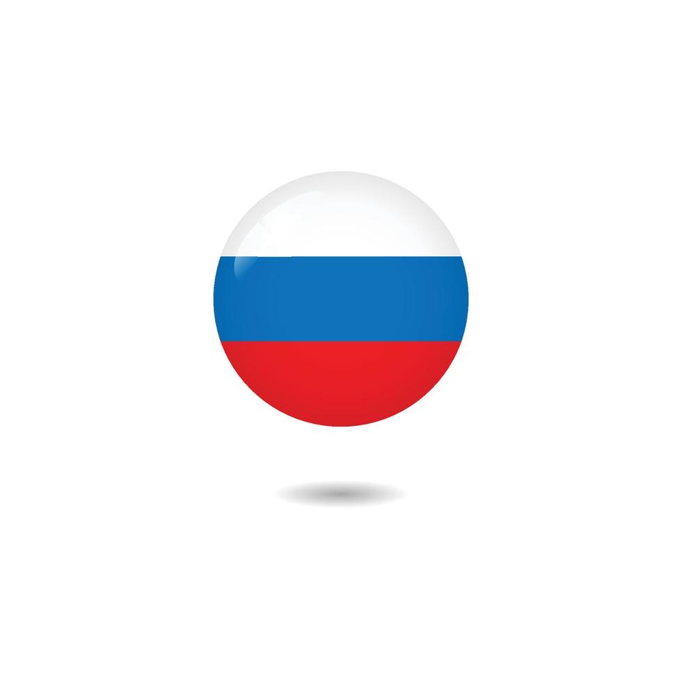 conception de modèle de drapeau de la russie vecteur