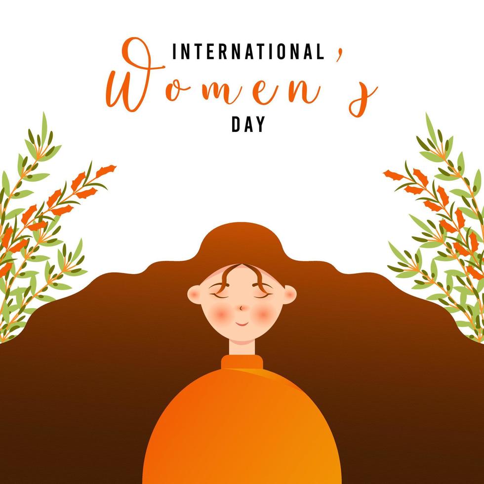 illustration vectorielle de la journée internationale de la femme vecteur