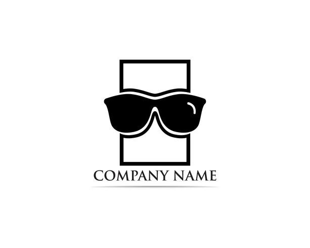 Lunettes Logo Design vectoriel