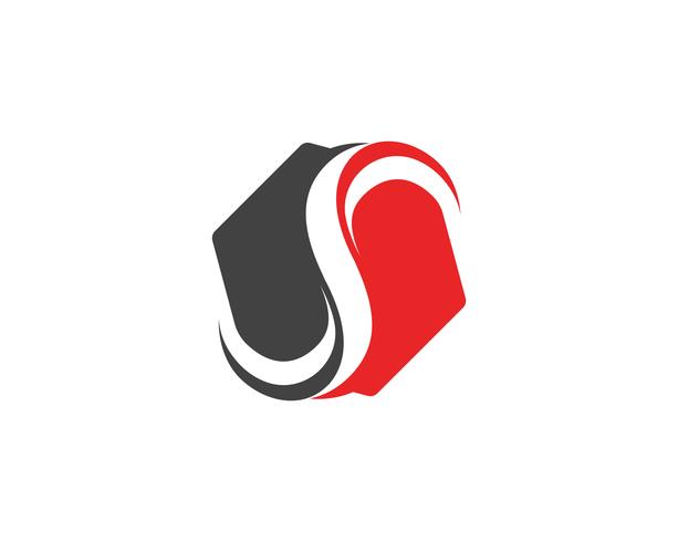Logo de la lettre S vecteur