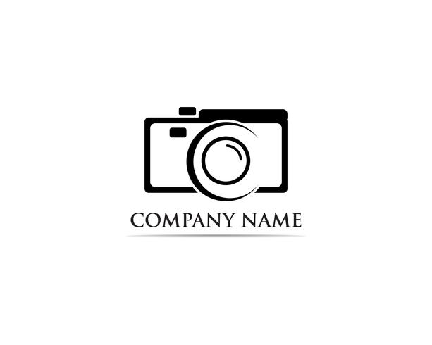 Photographie Logo Vector illustrator noir